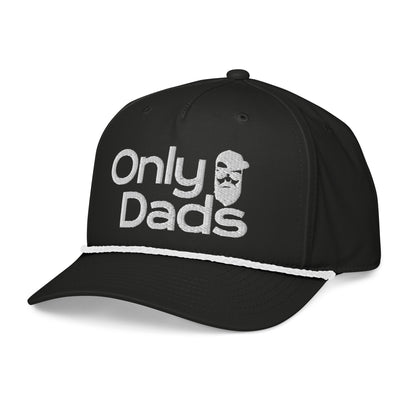 Only Dads – Golf Rope Hat (White Logo Edition) – trucker hat for men from Only Dads USA