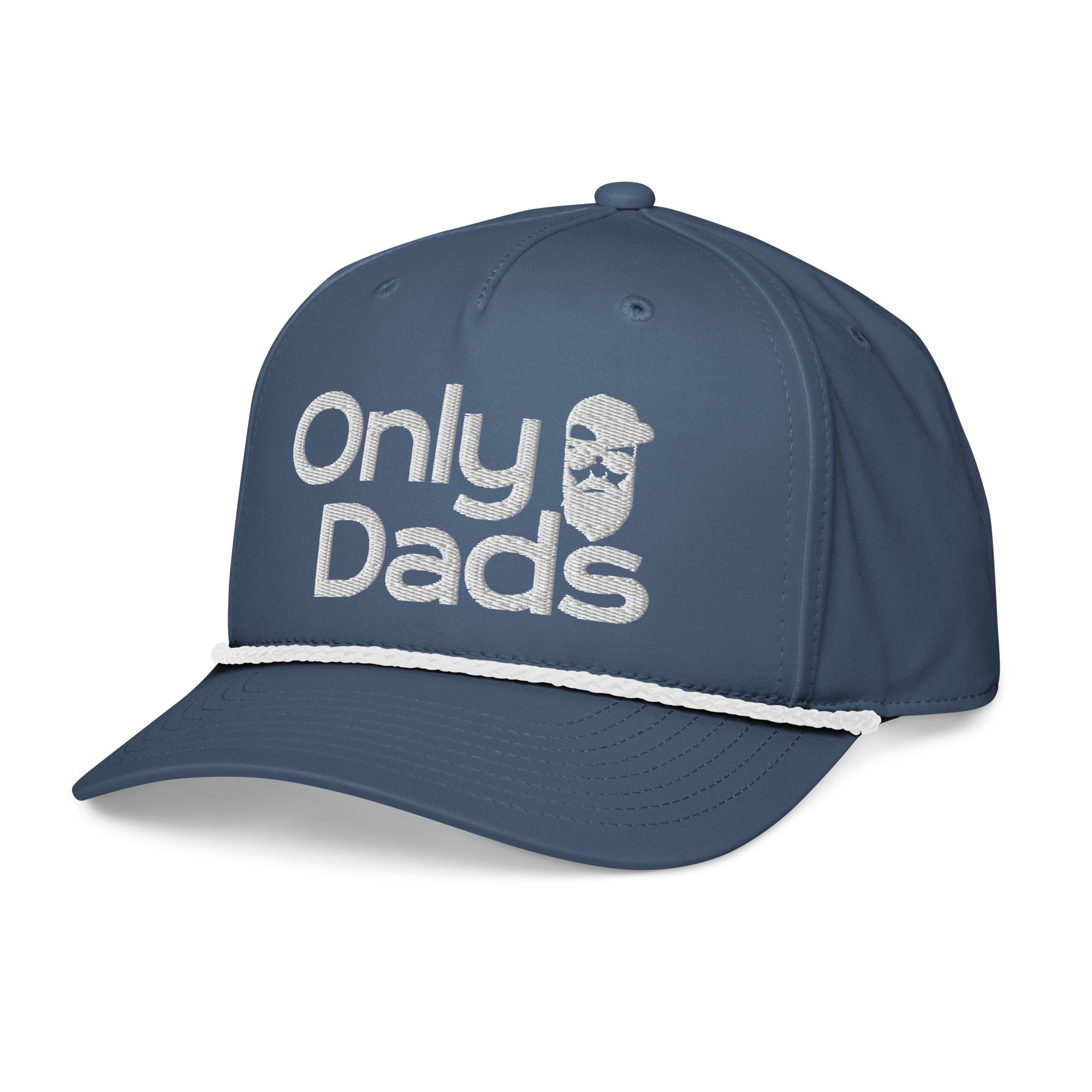 Only Dads – Golf Rope Hat (White Logo Edition) – trucker hat for men from Only Dads USA