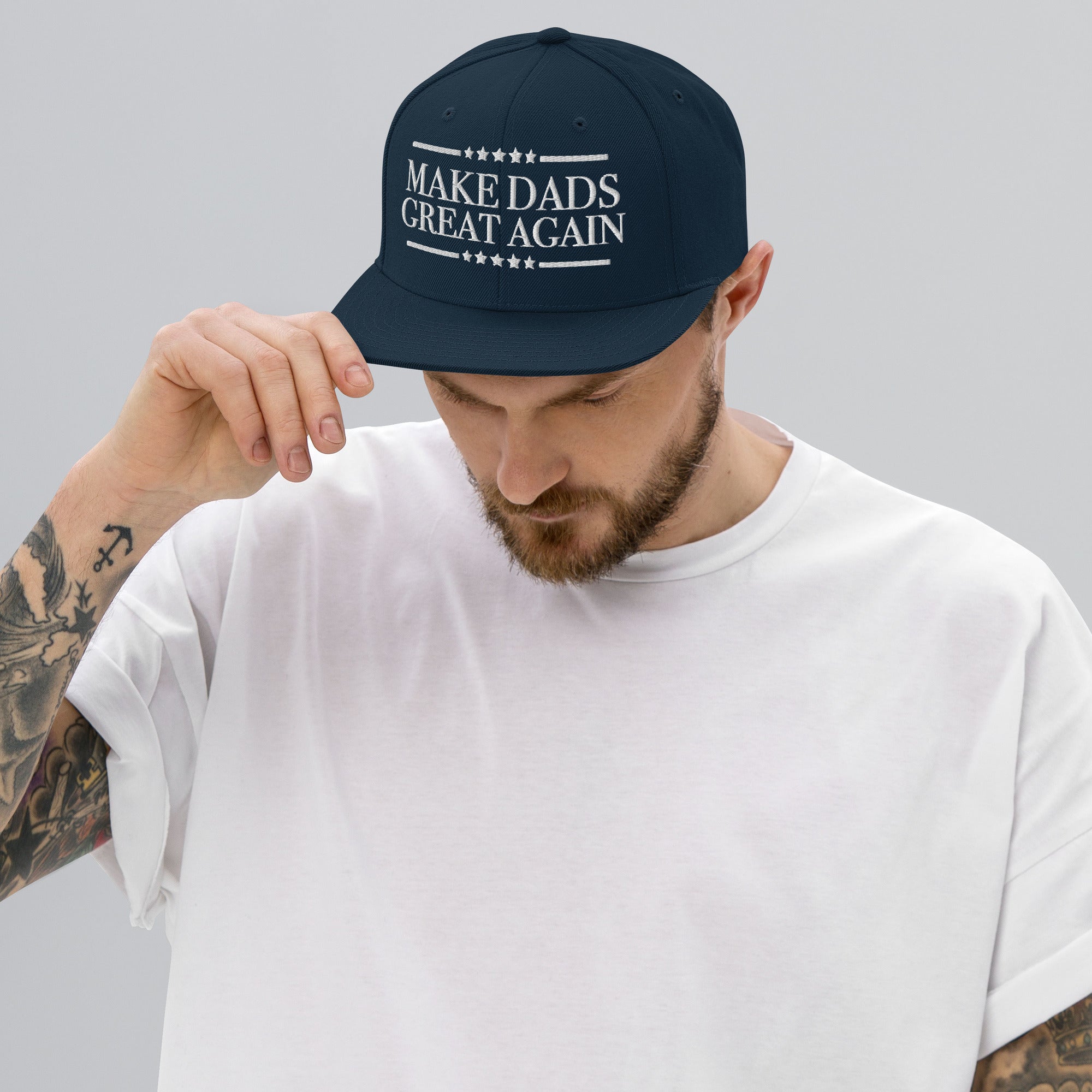 Only Dads - Make Dads Great Again - Snapback Hat – trucker hat for men from Only Dads USA