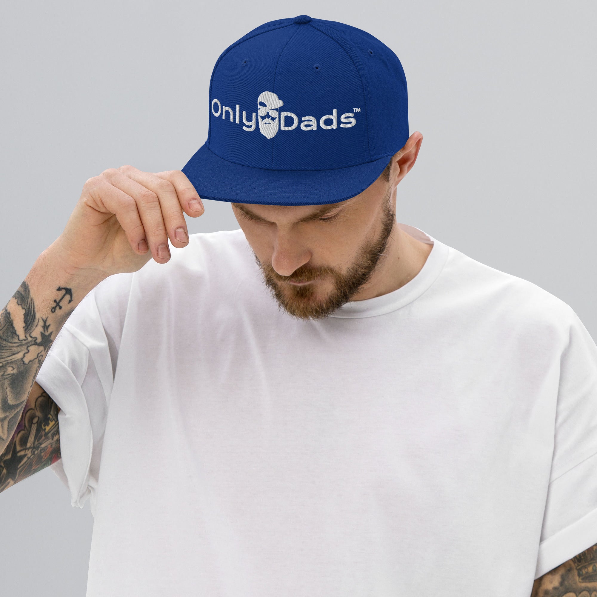 Only Dads – Logo Snapback Hat – trucker hat for men from Only Dads USA