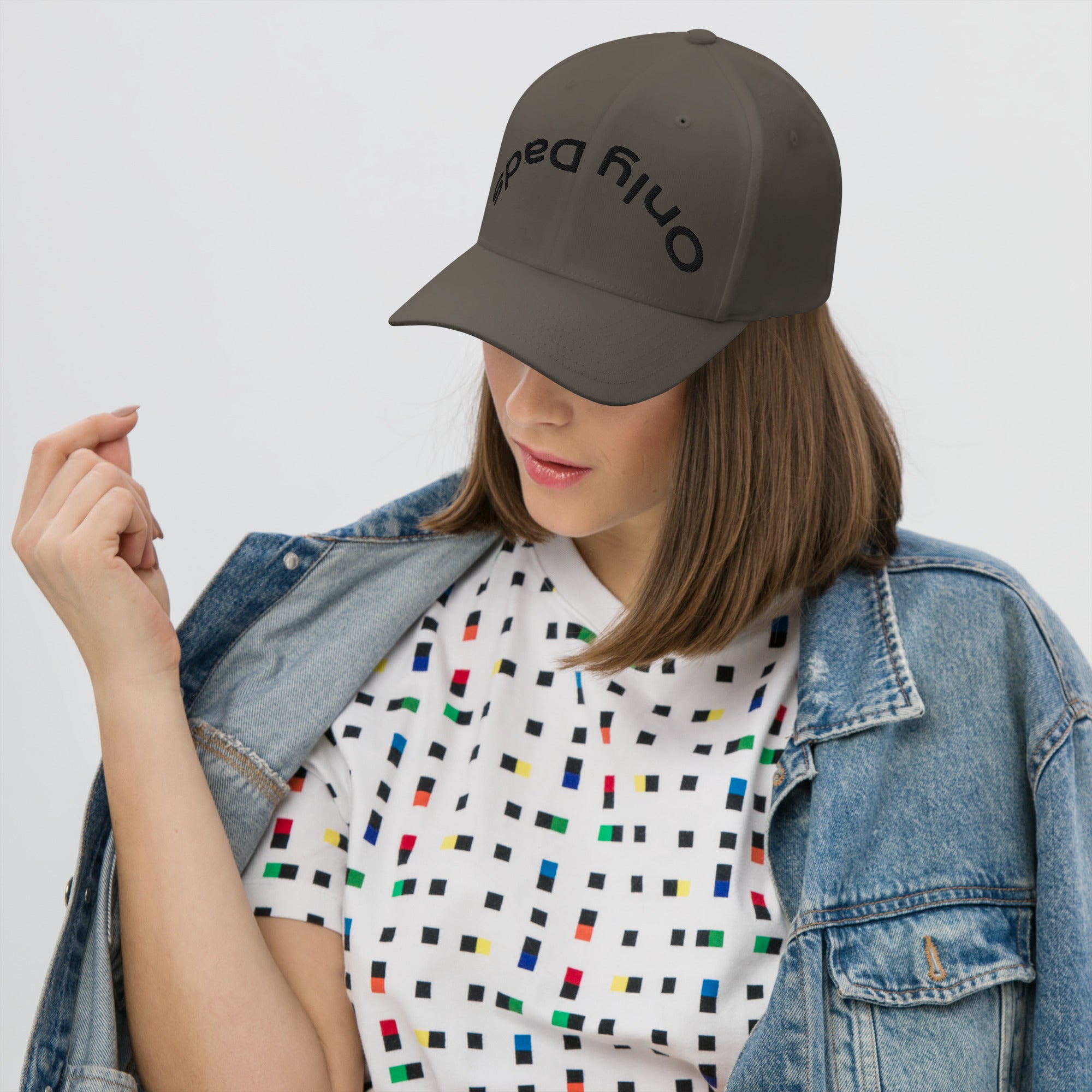 Only Dads – UpsideDown Logo Closed-Back Hat – trucker hat for men from Only Dads USA