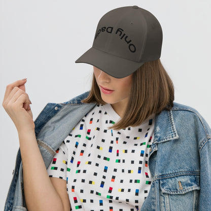 Only Dads – UpsideDown Logo Closed-Back Hat – trucker hat for men from Only Dads USA