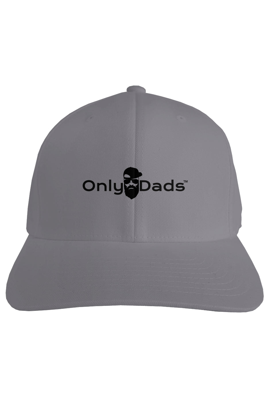 fitted hat - only dads black logo - hats - Only Dads USA - APQ-4974087S70A1