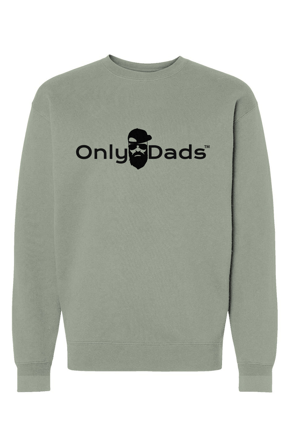 heavyweight crewneck - only dads black logo - sweatshirts - Only Dads USA - APQ-4962970S5A1