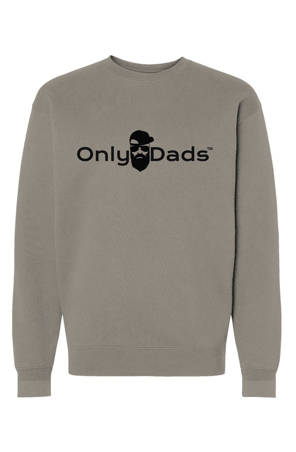 heavyweight crewneck - only dads black logo - sweatshirts - Only Dads USA - APQ-4962970S5A1