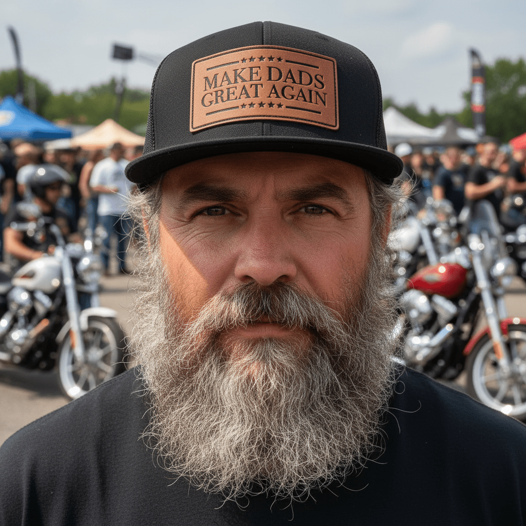 Make Dads Great Again 7 Panel Trucker Hat – trucker hat for men from Only Dads USA