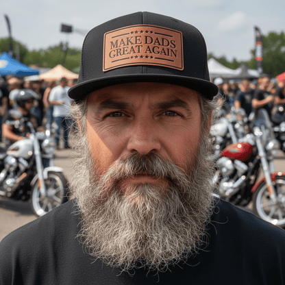 Make Dads Great Again 7 Panel Trucker Hat – trucker hat for men from Only Dads USA