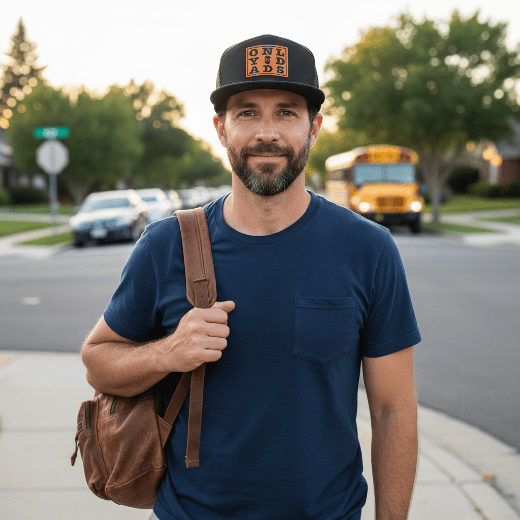 Word Search 7 Panel Trucker Hat – trucker hat for men from Only Dads USA
