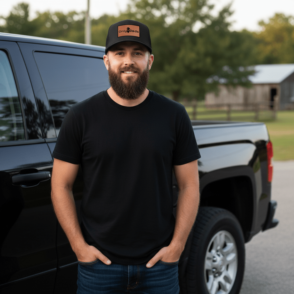 Trucker Hat for Men – Only Dads Logo – Performance Hat – Only Dads Hat - Only Dads USA - 68a908cf0b419