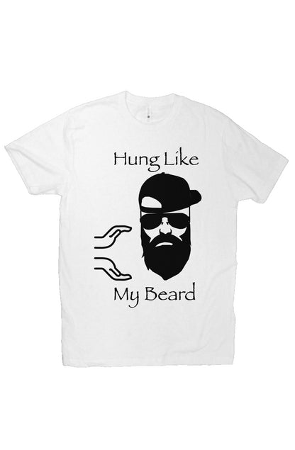 only dads - hung like my beard - crew - tshirts - Only Dads USA - APQ-4963694S5A1