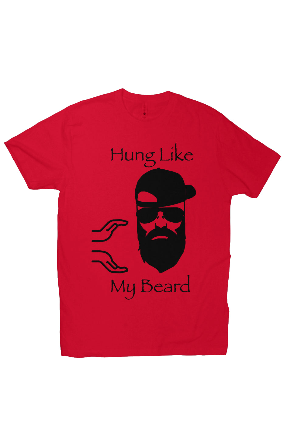 only dads - hung like my beard - crew - tshirts - Only Dads USA - APQ-4963694S5A1