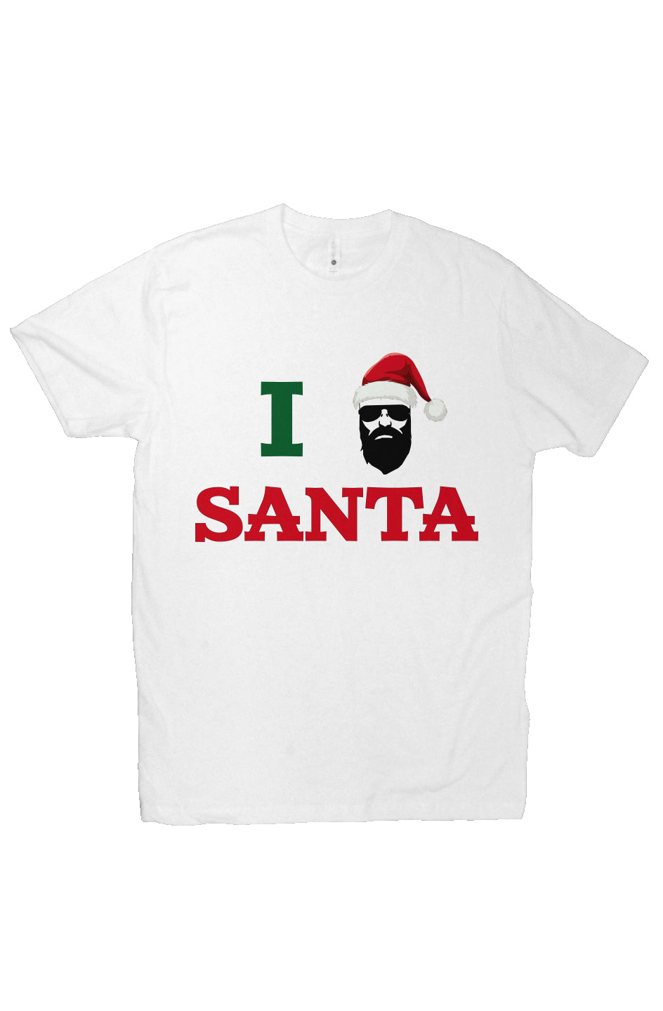 only dads - i love santa - crew - tshirts - Only Dads USA - APQ-4974261S5A1
