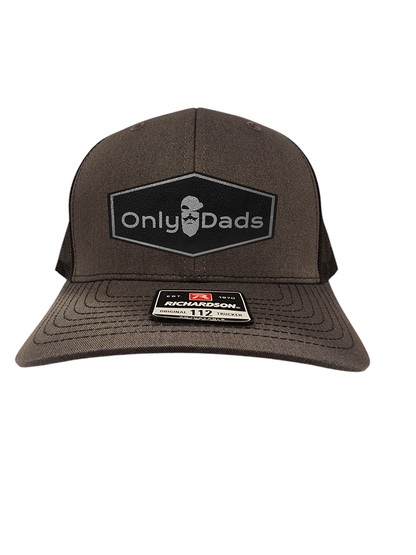 only dads trucker hat - hexagon patch - hats - Only Dads USA - 67313c3e9d1d4