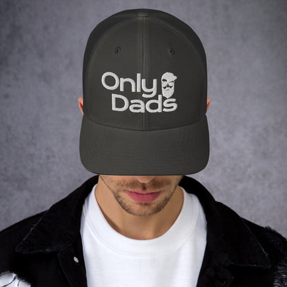 Only Dads – Embroidered Trucker Hat – trucker hat for men from Only Dads USA