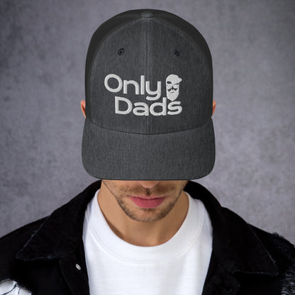 Only Dads – Embroidered Trucker Hat – trucker hat for men from Only Dads USA