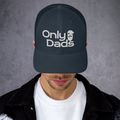 Only Dads – Embroidered Trucker Hat – trucker hat for men from Only Dads USA