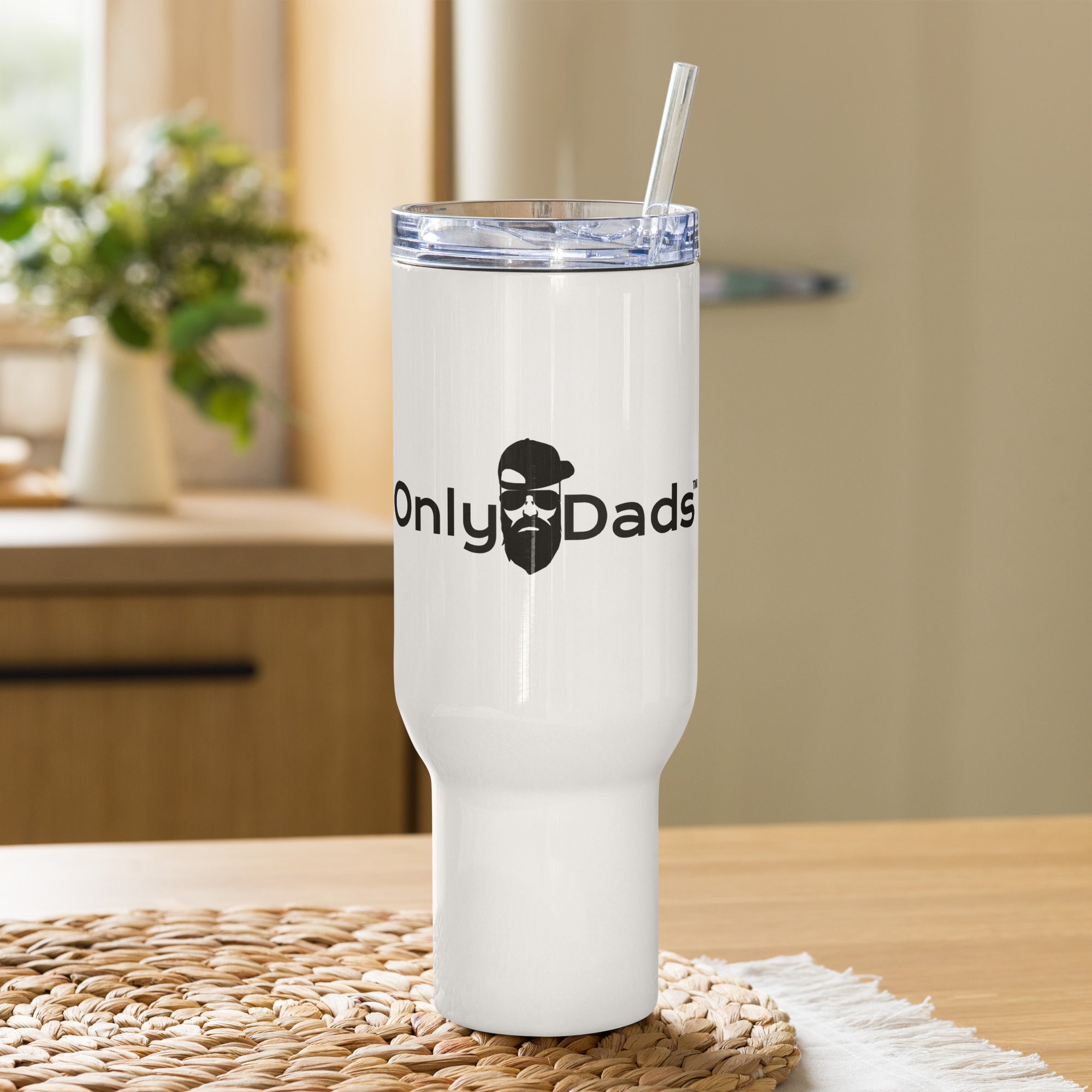 Only Dads Travel mug with a handle – funny dad shirt and mens graphic tee from Only Dads USA