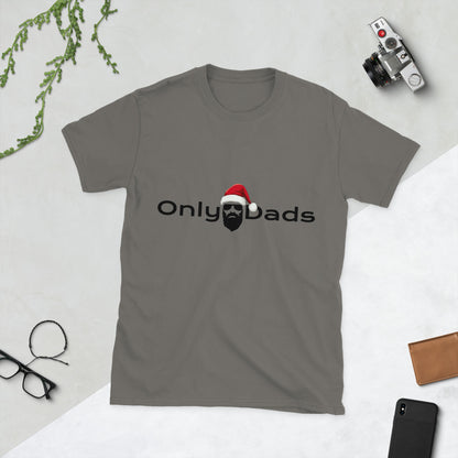 Only Dads Santa Logo- T-shirt – funny dad shirt and mens graphic tee from Only Dads USA
