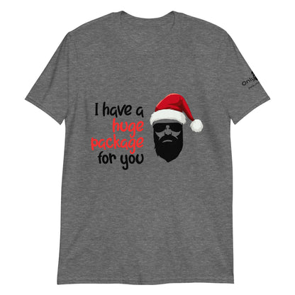 Only Dads – Huge Package T-Shirt – funny dad shirt and mens graphic tee from Only Dads USA