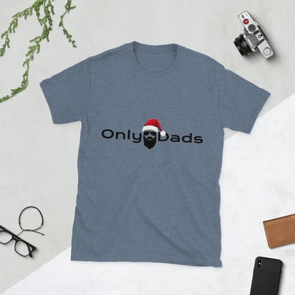 Only Dads Santa Logo- T-shirt – funny dad shirt and mens graphic tee from Only Dads USA