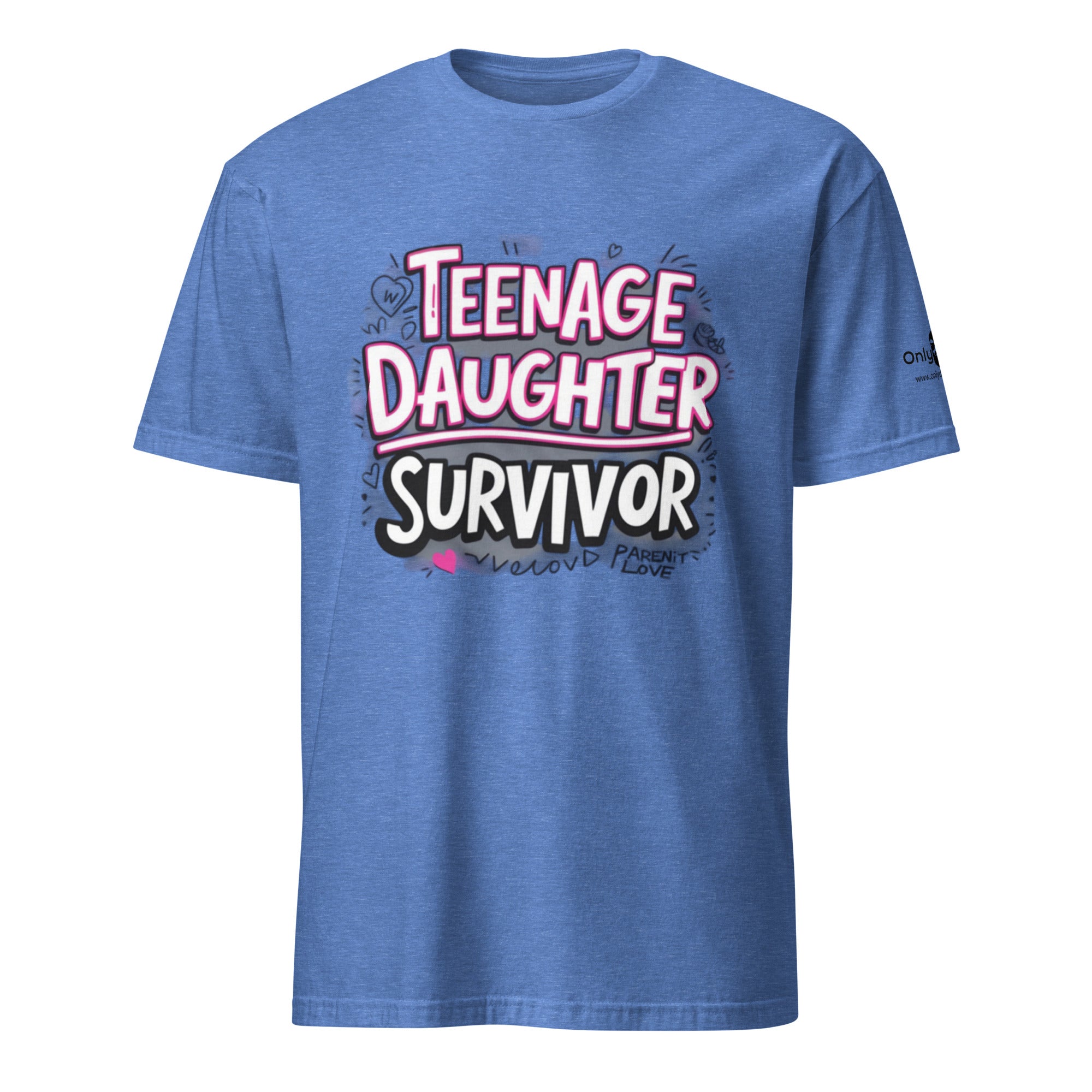 Teenage Daughter Survivor  - Only Dads T-shirt – funny dad shirt and mens graphic tee from Only Dads USA