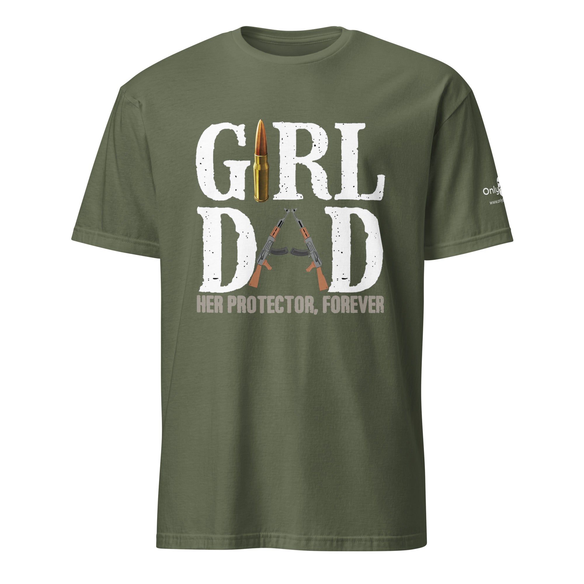 Girl Dad Protector - Only Dads T-shirt – funny dad shirt and mens graphic tee from Only Dads USA