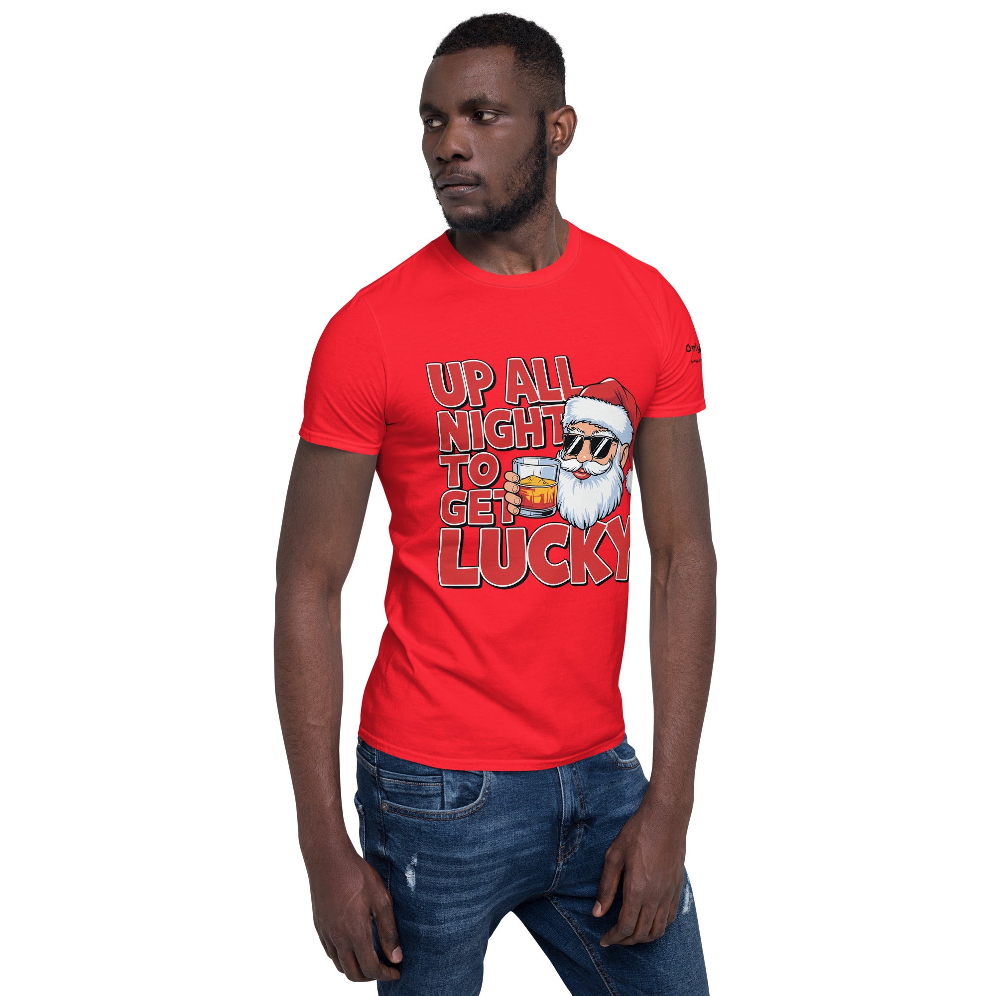 Only Dads – “Up All Night to Get Lucky” Holiday T-Shirt - Only Dads USA - 4421583_499