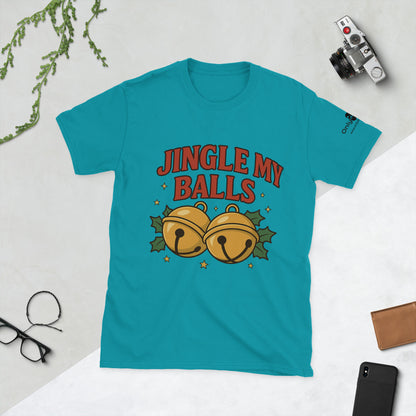 Only Dads – Jingle My Balls T-Shirt – funny dad shirt and mens graphic tee from Only Dads USA