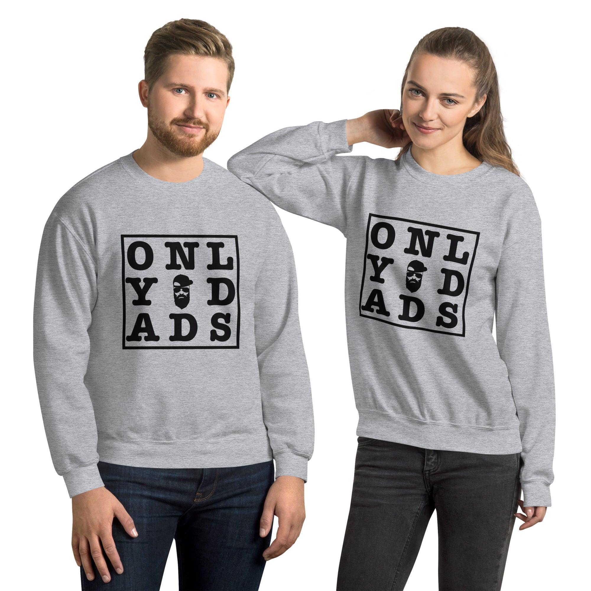 Only Dads - Word Search - Crewneck – funny dad sweatshirt from Only Dads USA