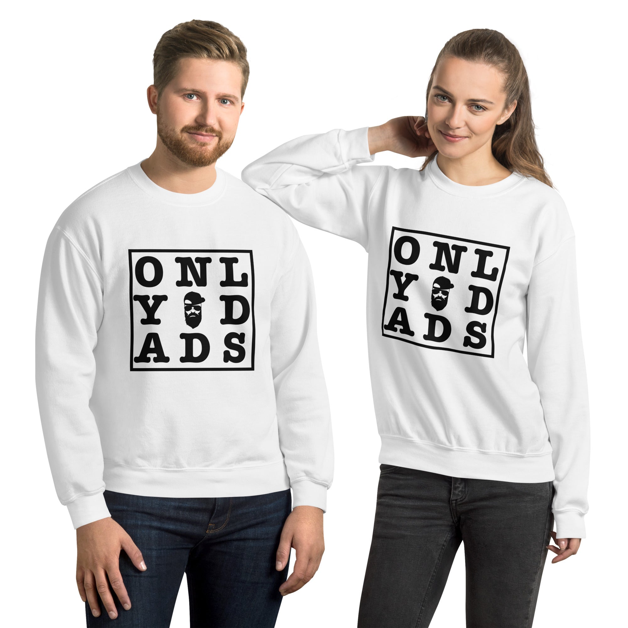 Only Dads - Word Search - Crewneck – funny dad sweatshirt from Only Dads USA